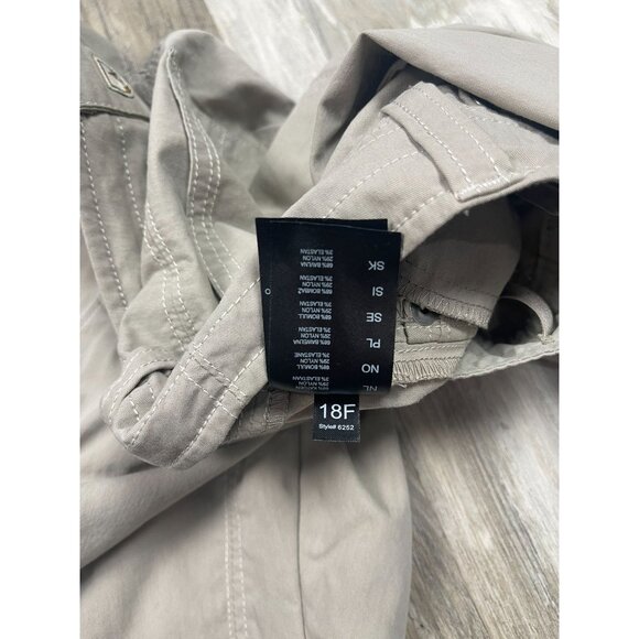 Kuhl Womens Splash Metro Roll Up Pants 6 Regular Khaki Outdoor Hiking - Picture 10 of 13